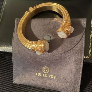 Julie Vos Pearl Hinged Bracelet